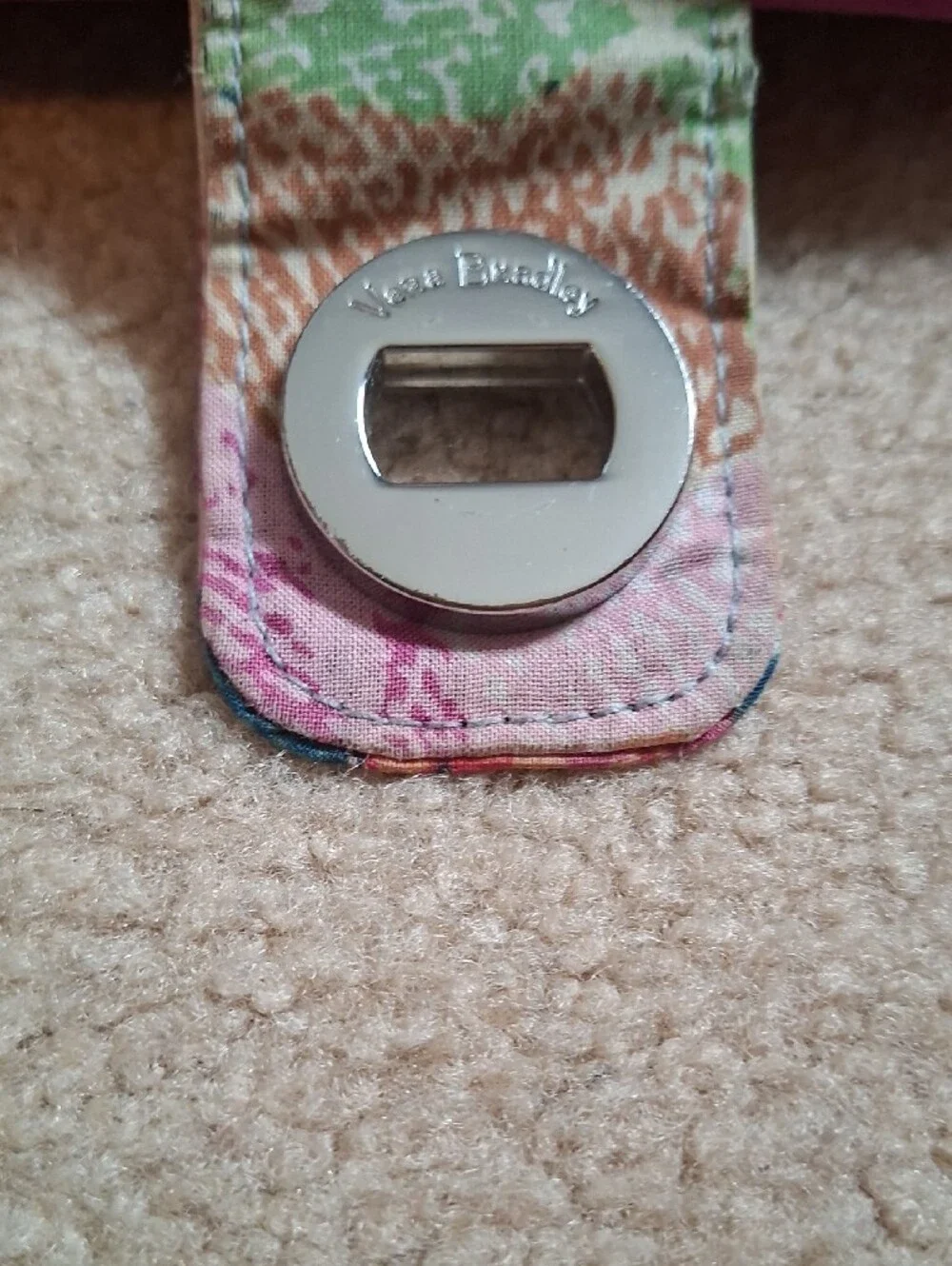 Vera Bradley Quilted Floral Zip Wallet